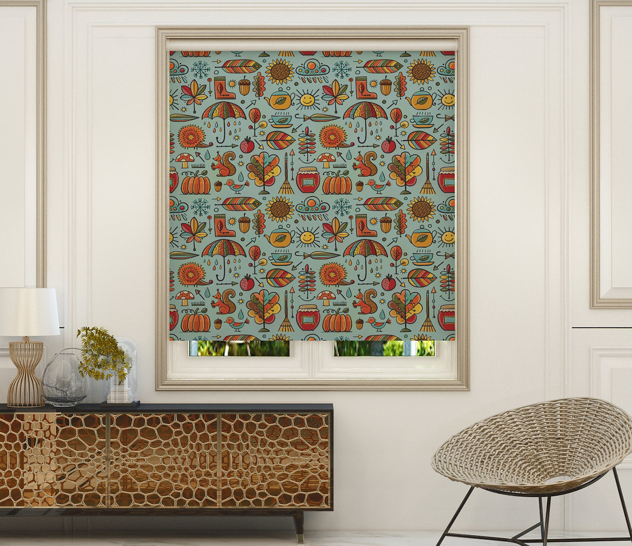 Printed Roller Blinds Code 136