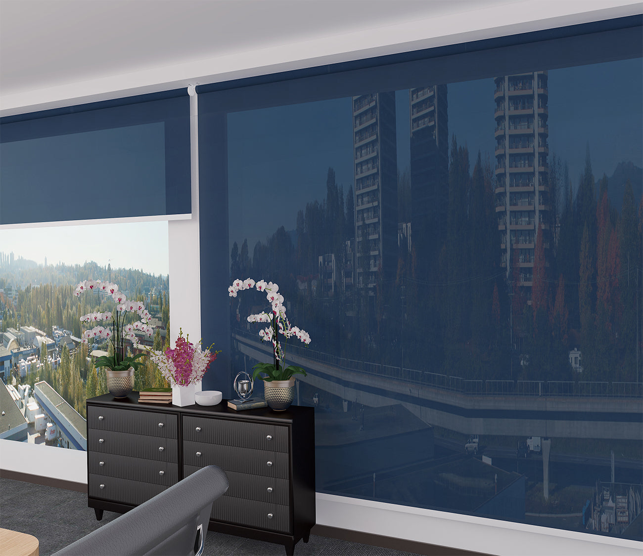 Roller Blinds Dim Out/ Translucent DO507