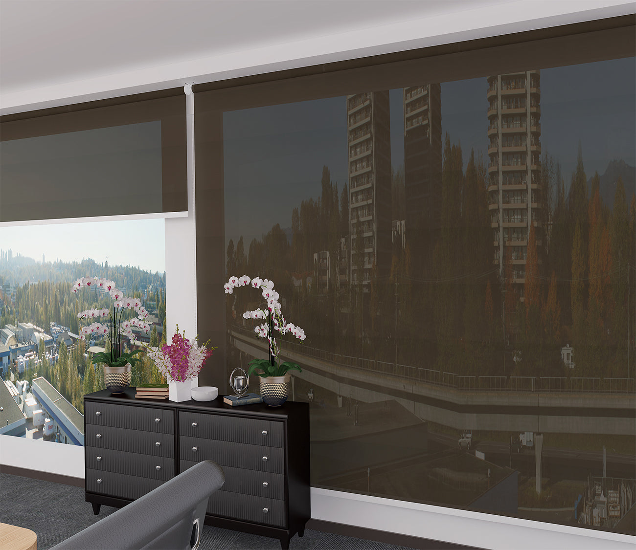 Roller Blinds Dim Out/ Translucent DO508