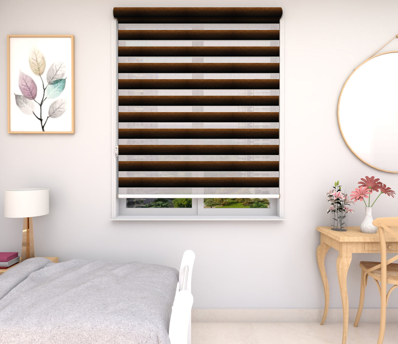 Zebra Blinds - Paro Black