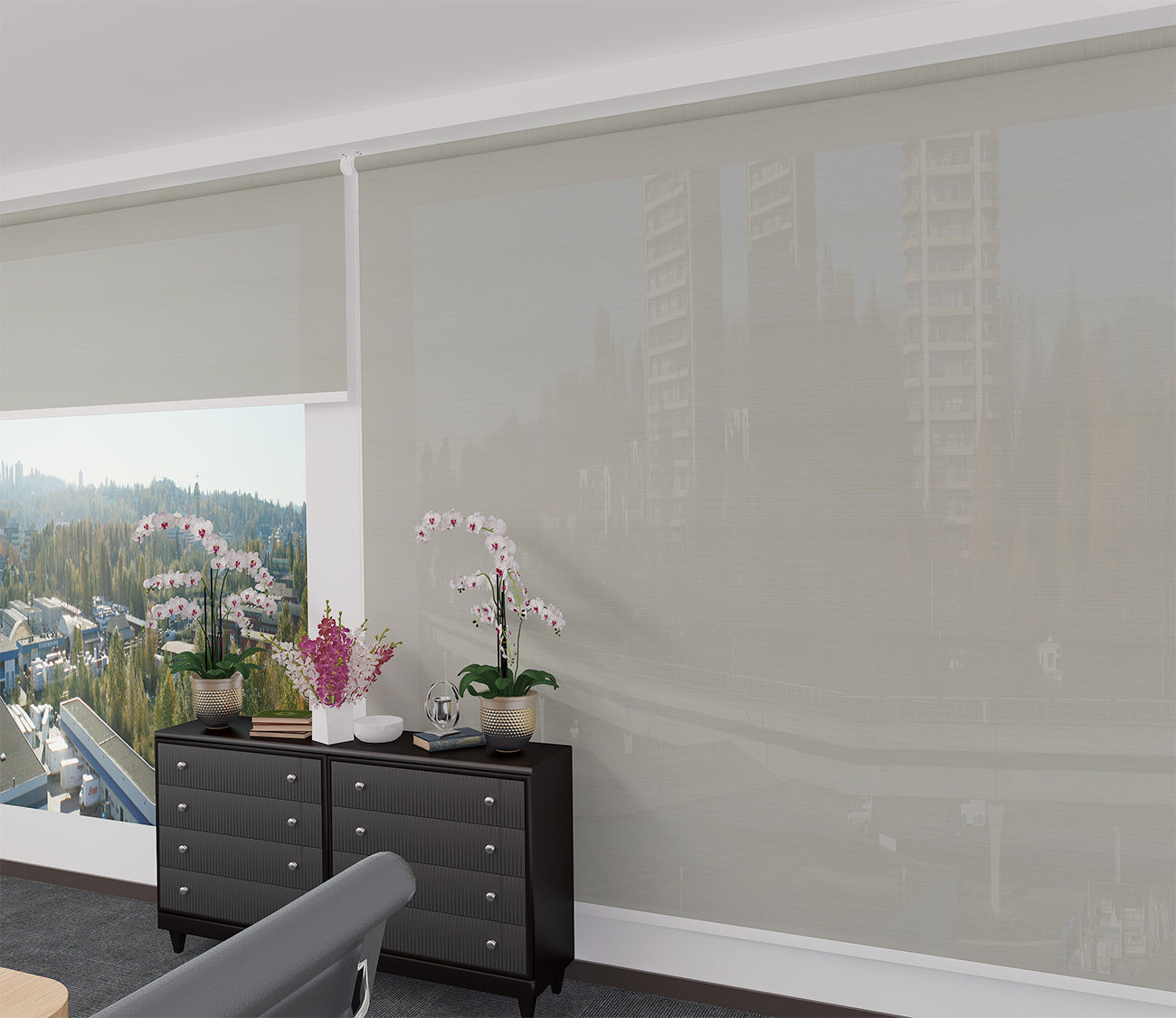 Roller Blinds Pleated P259