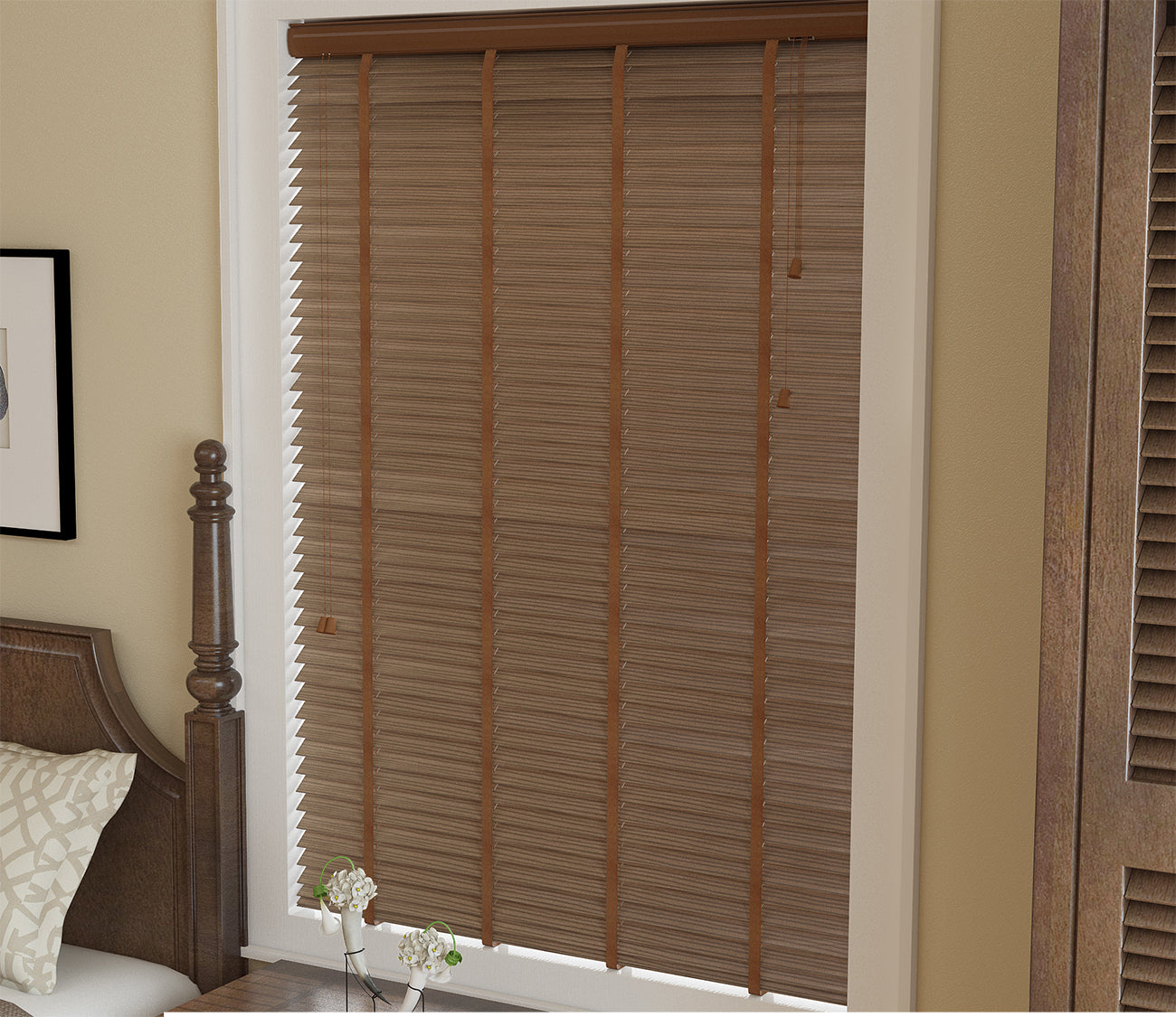 Wood Venetian Blinds Cypress 50mm