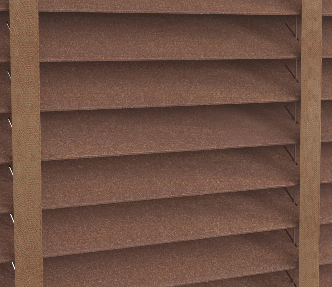 Wood Venetian Blinds Brown 50mm