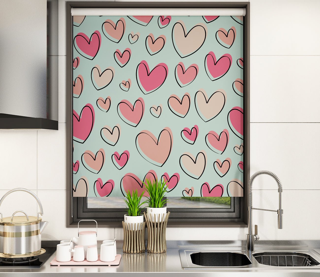 Printed Roller Blinds Code 059 - Window Wagon
