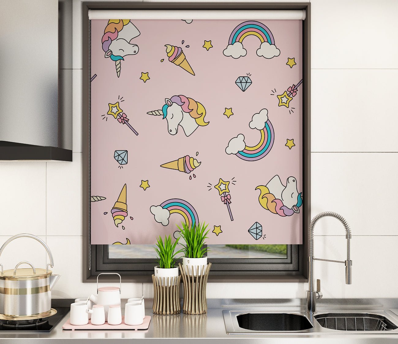 Printed Roller Blinds Code 067 - Window Wagon