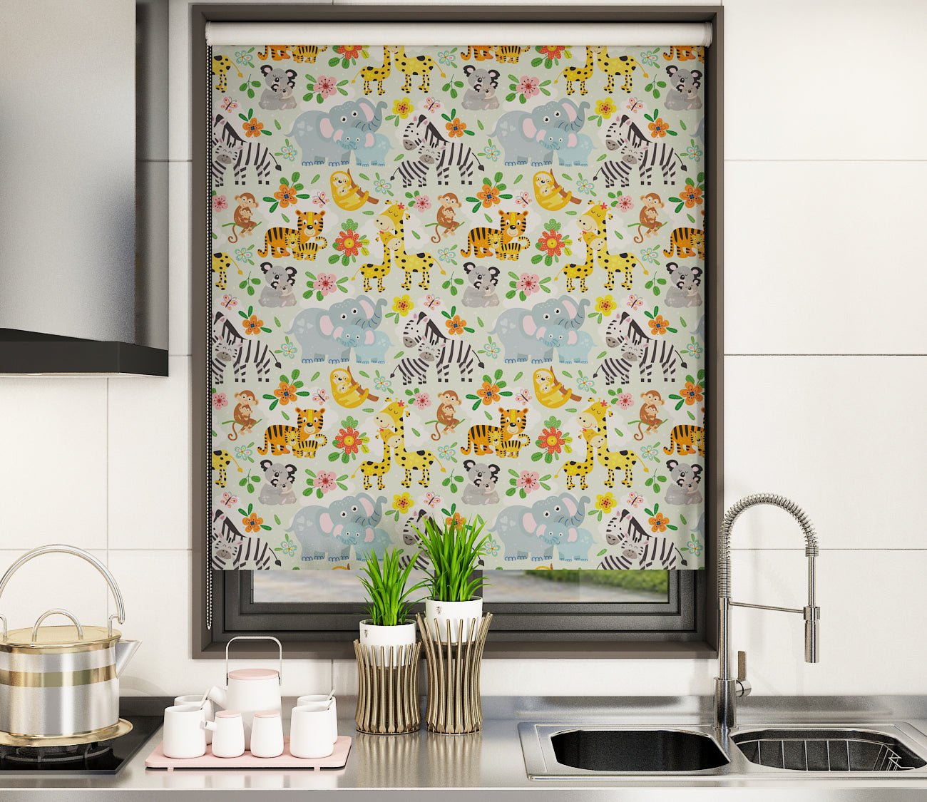 Printed Roller Blinds Code 074 - Window Wagon