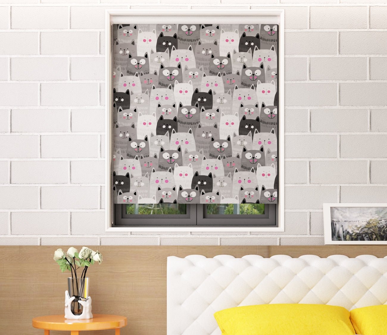 Printed Roller Blinds Code 082 - Window Wagon