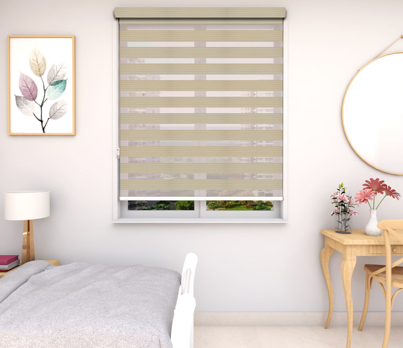Zebra Blinds - Ropeline White
