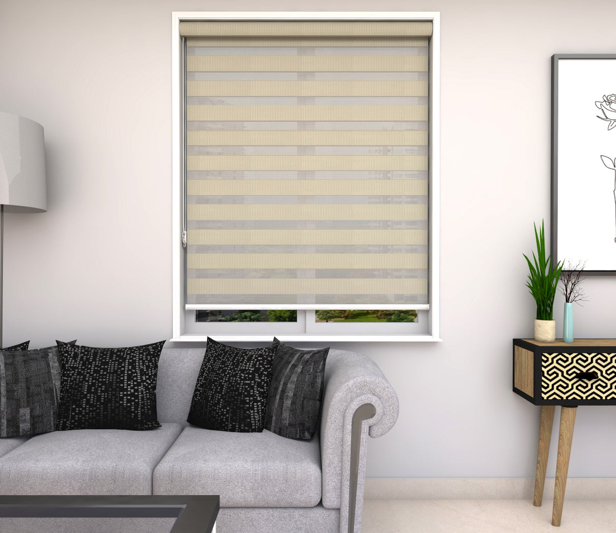 Zebra Blinds - Basic White