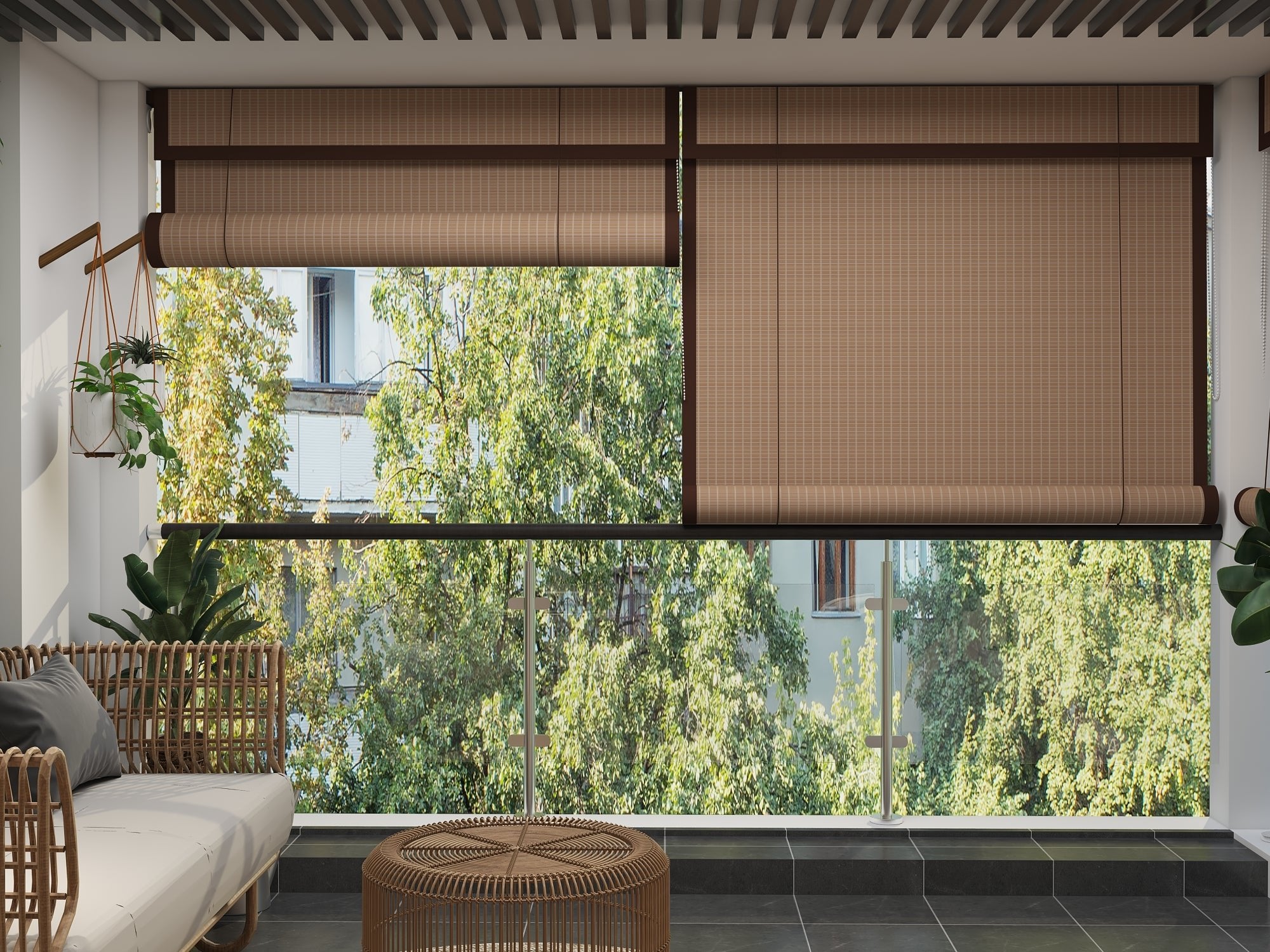 H312 Hi Weave PVC Exterior & Interior Blinds - Window Wagon