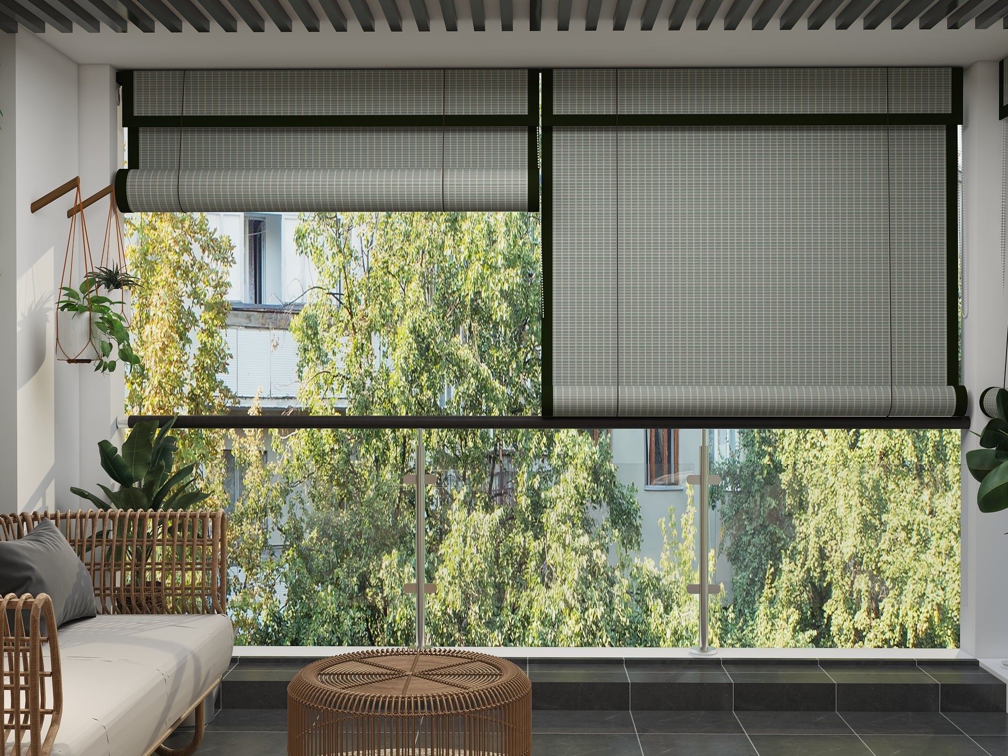 H313 Hi Weave PVC Exterior & Interior Blinds - Window Wagon