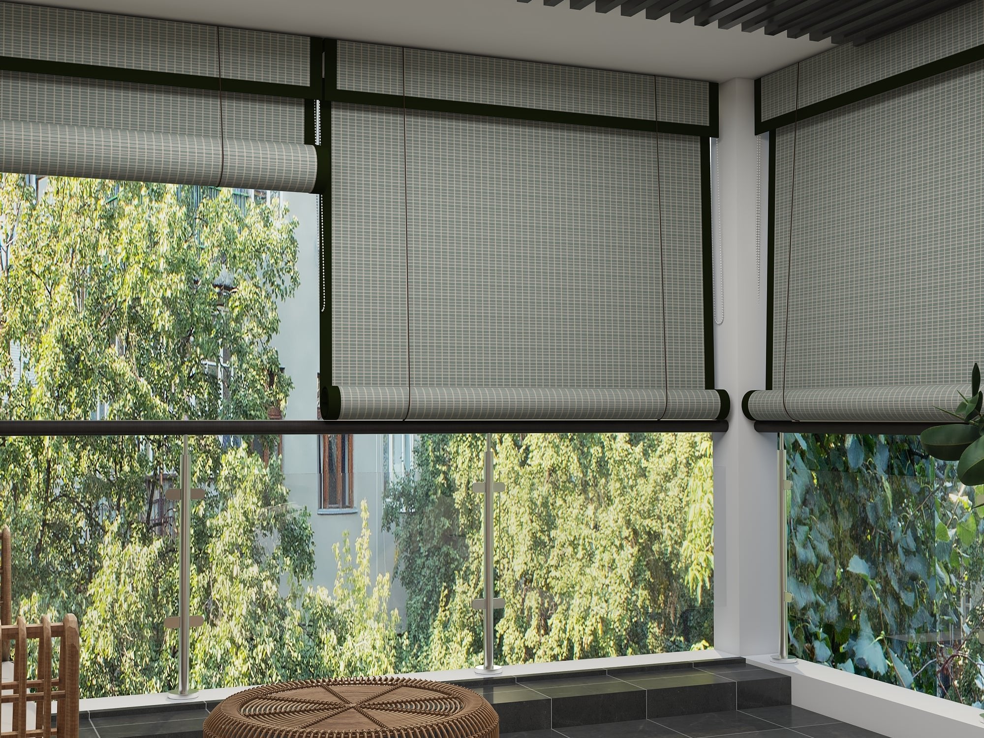 H313 Hi Weave PVC Exterior & Interior Blinds - Window Wagon