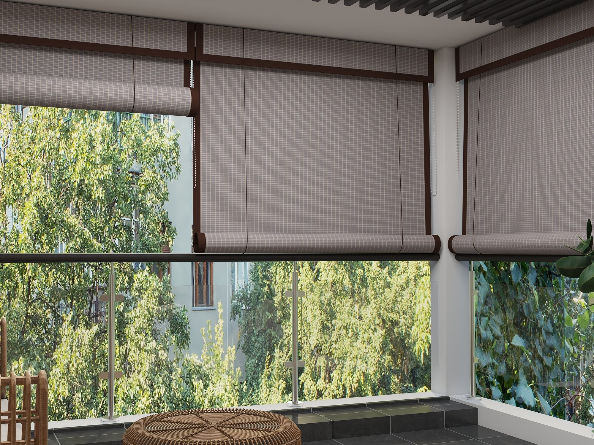 H314 Hi Weave PVC Exterior & Interior Blinds - Window Wagon