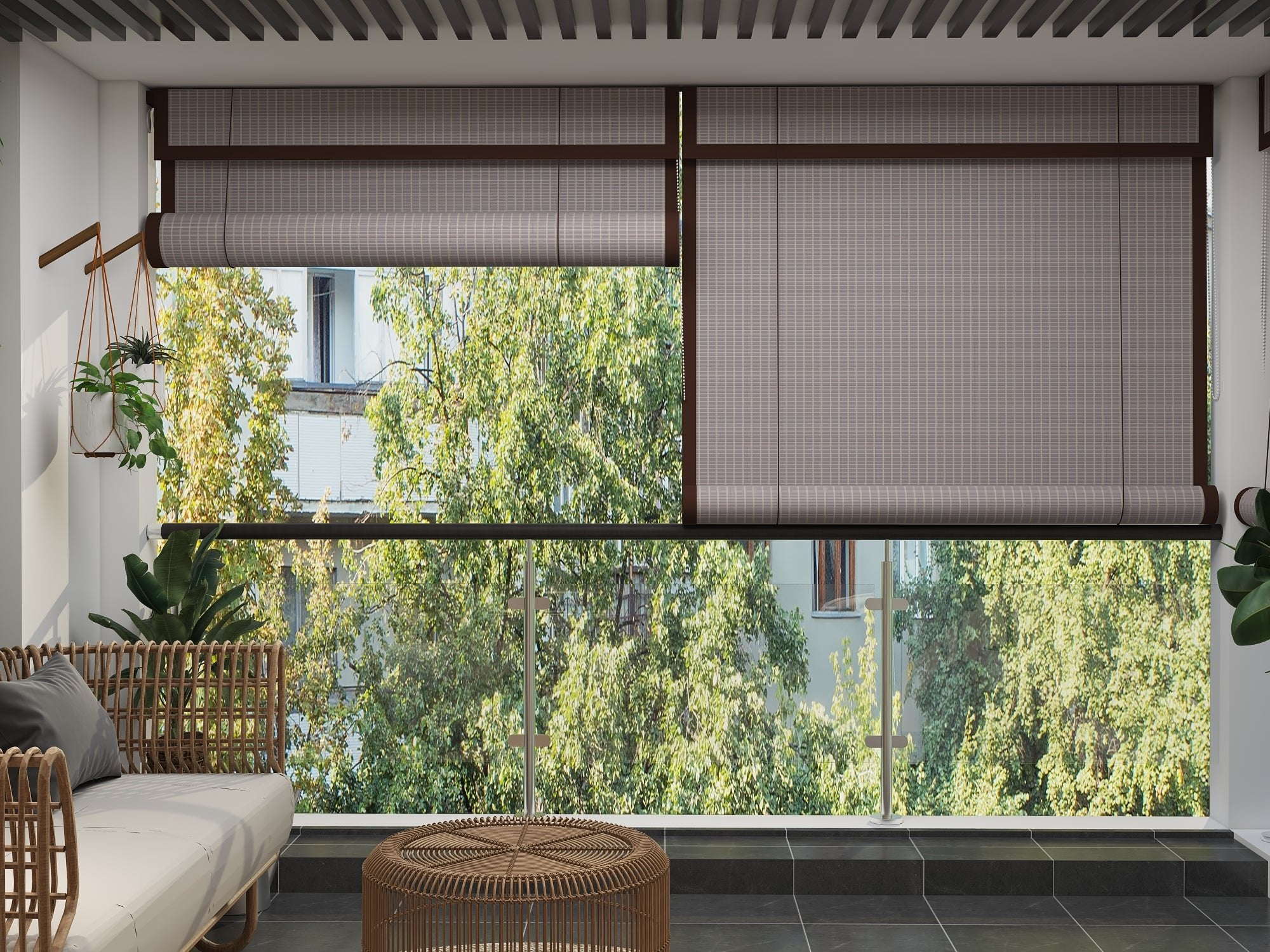 H314 Hi Weave PVC Exterior & Interior Blinds - Window Wagon