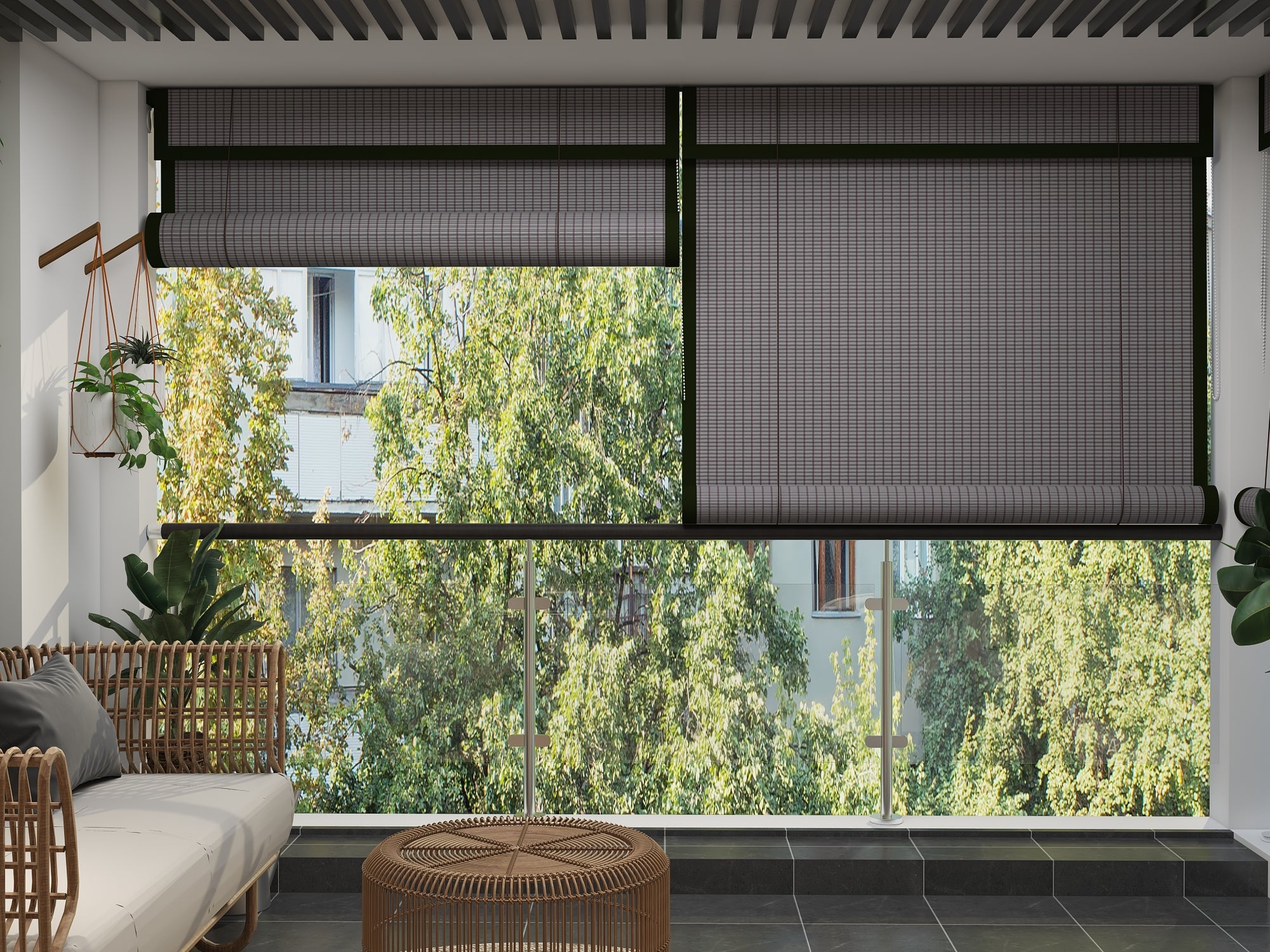 H319 Hi Weave PVC Exterior & Interior Blinds - Window Wagon